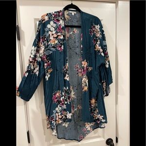 Maurices Floral Kimono Top